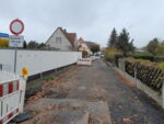 Straßen- u. Kanalbaumaßnahmen der Straße Feldfrieden - Bauphase, Aufnahme Stadtverw. Großenhain 30.10.2024