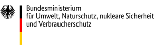 Neben dem Bundesadler in der linken oberen Ecke steht die Bezeichnung "Logo Bundesministerium für Umwelt Naturschutz und nukleare Sicherheit".