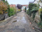 Straßen- u. Kanalbaumaßnahmen der Straße Feldfrieden, Aufnahme Stadtverw. Großenhain 30.10.2024